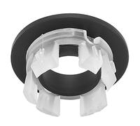 ERYUE Couvercle de Trop-plein D'évier en Laiton Durable, Trou de Rechange Lumineux pour évier Cuisine avec une Bonne Résistance à la Corrosion pour la Décoration Salle Bain (Noir)