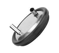 ERYUE Couvercle et Joint de Seau à Lait en Acier Inoxydable à Deux Couvercles Ouverts, Haute qualité pour Machine Traire, adapté Plusieurs Animaux