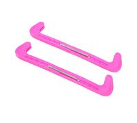 ERYUE Couvre-Lames de Patins à Glace en Plastique Réglables, Protège-Lames de Patinage Artistique pour Patins, Chaussures Hockey, Rose, Taille 31x6x1.8cm pour Patineurs (Rose)