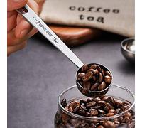 ERYUE Cuillère à Mesurer en Acier Inoxydable, Cuillère à café élégante et écologique, Lait en Poudre avec Long Manche, Mesurer D'assaisonnement, Pratique pour le (15ML)