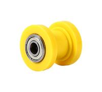 ERYUE Curseur de Rouleau de Chaîne de 10 Mm, Poulie de Guidage de Roue en Nylon Dirtbike avec Roulements Robustes, pour Kits de Conversion de Vélo motorisé à, Différentes Couleurs (Jaune)