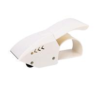 ERYUE Dévidoir Coupe-ruban Durable avec Conception Anti-inversion, Idéal pour L'emballage et L'expédition, Blanc/bleu (Blanc)