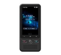 ERYUE Dispositif de Traduction de Langue, Communication Multilingue Portable pour Les Voyageurs, Dispositif Traduction Langue Universel avec Hors Ligne pour Les Gens d'affaires, Matériau ABS