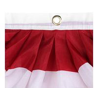 ERYUE Drapeau de Fan à Rayures étoiles Patriotiques Américaines, Décoration Extérieure pour événements Politiques et Rassemblements 37,4x18,1 Pouces