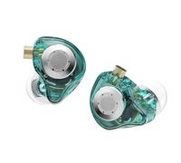 ERYUE Écouteurs Intra-Auriculaires à Double unité Dynamique Magnétique, avec Basses de Choc, Câble Mis à Jour, pour Performances sur Scène, Matériau Métal + Résine (Pas de Micro)