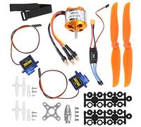 ERYUE Ensemble D'accessoires d'avion télécommandé RC de Haute qualité avec Servo SG90 9G et ESC 30A pour Les Amateurs de Drones