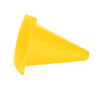 ERYUE Ensemble de 6 Marqueurs de Football, Support Cônes D'entraînement Couleur Vive pour la stabilité du Sol, Vert/Orange (Jaune)