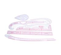 ERYUE Ensemble de 7 Règles de Couture Durables, Kit Règle Courbe Conception sur Mesure en Plastique qualité Supérieure, Parfait pour Dessiner des Plaques, Concevoir des Amateurs Couture DIY