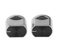 ERYUE Ensemble de Boutons de Commande Cuisinière à Gaz, 2 Pièces, Pièces Rechange Durables en Alliage Zinc, Installation Facile, Cuisine