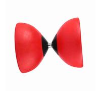 ERYUE Ensemble de Diabolo coloré à Triple Roulement Yoyo Chinois Amusant pour Débutants avec Un Design Robuste pour Les Exercices des Mains et Bras Matériau ABS en Rouge Vert Jaune (Rouge)