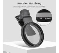 ERYUE Ensemble de Filtres D'objectif pour Smartphone avec 7 Filtres de Couleur Gradués, CPL Star Close Up pour IPhone Samsung, D'appareil Photo Téléphone Portable Les Amateurs Photographie Voyage en