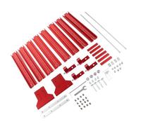 ERYUE Ensemble de Joints de Rail Guidage Scie Circulaire en Alliage D'aluminium pour Charpentiers, Système Rail Guidage Facile à Utiliser, Ensemble Scie Circulaire pour Table, D'accessoires