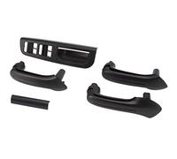 ERYUE Ensemble de Panneau de Commande Fenêtre côté Conducteur + Poignée Maintien, Conception à Clipser, Facile à Installer, Compatible avec L'intérieur MK4, Idéal pour les Propriétaires (Noir)