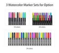 ERYUE Ensemble de Stylos Permanents pour Tissu, 24 Couleurs, Encre Vibrante, Résistant au Lavage, Travaux Manuels pour la Conception de Vêtements, Convient aux Enfants et aux Adultes, 1 Marqueur (3