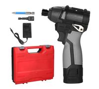 ERYUE Ensemble de Tournevis électriques sans Balais, Jeu de Tournevis D'alimentation sans Fil Rechargeable avec une Vitesse de 3450 Tr/Min et une Torsion de 140 Nm, une Lumière (Plug EU et 1
