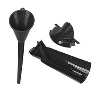 ERYUE Ensemble D'entonnoirs de Filtre à Huile Anti-goutte pour Moto, équipement de Remplissage D'huile Propre pour Motards, 3 Pièces, Clous en Fer Noir, Adaptés aux Propriétaires Motos (Noire)