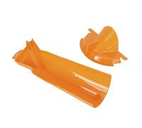 ERYUE Ensemble D'entonnoirs de Filtre à Huile Anti-goutte pour Moto, équipement de Remplissage D'huile Propre pour Motards, 3 Pièces, Clous en Fer Noir, Adaptés aux Propriétaires Motos (Orange)