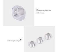 ERYUE Entretoises de Roulement de Patins Remplacement Durables pour Pièces Patinage, en Acier Inoxydable pour Chaussures Patinage, 15 Pièces les Amateurs Patineurs