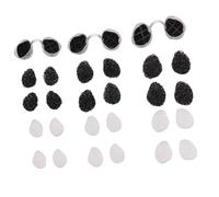 ERYUE Filtres Nasaux Mini-HEPA à Double Conservation, Charbon Actif et Filtre électrostatique pour une qualité D'air élevée. Matériau de qualité Alimentaire, Facile à Transporter, adapté aux Gaz