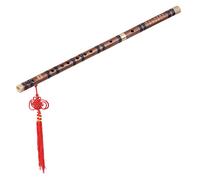 ERYUE flûte de Bambou,Pluggable Bitter Bamboo Flute Dizi Traditionnelle Chinoise Main Bois Musical Instrument clé de D Niveau d'études Performance Professionnelle