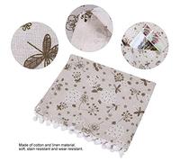 ERYUE Housse Anti-poussière élégante pour Réfrigérateur et Machine à Laver, Housse de Protection de Table en Lin et Coton, 27,6" X 66,9", Style Frais pour Congélateur, Joli Design Placards (70*170cm