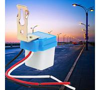 ERYUE Interrupteur Automatique de Capteur de Réverbère Haute qualité pour les Jardins D'usines 24 V, contrôlé par la Lumière, économie D'énergie pour L'extérieur, 2 Pièces