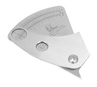 ERYUE Jauge de Soudure, Outil D'inspection Durable en Acier Inoxydable pour le Soudage, Plage de Mesure 0-20mm pour les Professionnels