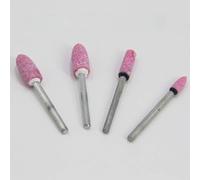 ERYUE Jeu de Pierres Abrasives à Roue Rotative, Outil de Polissage Haute qualité pour Bricolage, Gravure D'équipement Médical en Métal, Têtes Meulage 100 Pièces (Couleur assortie)