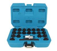 ERYUE Jeu D'outils de Retrait D'écrou de Cosse Antivol avec 20 Douilles Différentes pour le Retrait clé Verrouillage Roue dans un Atelier Mécanique