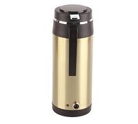 ERYUE Kettle électrique en Acier Inoxydable de 1200 Ml 12V, Bouteille D'eau de Chauffage de Voyage avec Voyant Lumineux, Bouchon approprié pour L'utilisation de la Voiture, Idéal pour