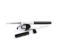 ERYUE Kit combiné de Canne à Pêche et Moulinet de Pêche Télescopique Poche en Forme Mini Stylo, Portable, Léger et Extensible, Idéal pour Profiter du Temps avec Les Enfants la Famille à Tout Moment