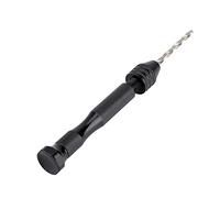 ERYUE Kit de Mini Perceuse à Main avec Mandrin de Grande capacité, Conception Antidérapante, Idéal pour Percer le Bois et le Plastique pour les Artistes, 10 Forets Fournis (Combinaison 3 : 1 foret