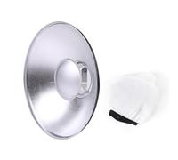 ERYUE Kit D'éclairage de Studio Portatif Léger de Diffuseur Refus Plat beauté 16 Pouces pour Le Matériel Unique D'alliage D'aluminium Portrait