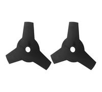 ERYUE Lame de Tête de 9 Pouces, 2 Pièces, 3 Dents, en Acier au Manganèse, Débroussailleuse, Lame pour Jardin, Tondeuse à Gazon, Outil Désherbage