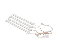 ERYUE Lampe de Culture LED à 4 Têtes avec Prise USB, Lampes à Spectre Complet à intensité Variable avec Fonction Minuterie pour Intérieur, Maison Succulente, la Lumière (Lumière solaire 4000K 168LED)