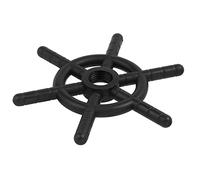 ERYUE Lave-tasse Automatique, Rinçage de Verre, Joint de Robinet, Nettoyeur Efficace pour Bar et Restaurant, Matière Plastique Noire