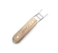 ERYUE Lève-Grille de Gril Facile en Acier Inoxydable, Poignée en Bois pour Les Fêtes Plein Air, Pique-niques, Barbecues sur la Plage