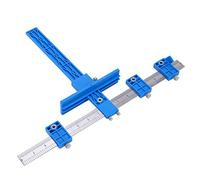 ERYUE Localisateur de Poinçons, Guide de Perçage, Gabarit Matériel D'armoire pour Outil Chevilles en Bois, Haute Précision pour les Amateurs Bricolage et les Charpentiers