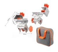 ERYUE Lot de 4 Pinces D'installation pour Façade de Tiroir en Acier Inoxydable, Durables, Faciles à Utiliser, Pinces Montage Professionnelles Adaptatives Multi-scènes pour Tiroirs Cuisine et Bureau