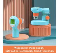 ERYUE Microscope Numérique éducatif pour Enfants, Grossissement 800X, Kit de Microscope pour Débutant avec Lumières LED L'apprentissage des Sciences Enfants, Design Portable et Mignon