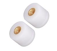 ERYUE Mini Antenne WiFi 3dBi, Transmission de Signal étanche Extérieure -2.4G-012 ABS Petite Antenne Pouce pour Accessoires de Maison Intelligente, Connecteur SMA Mâle Résistant à (Blanc)