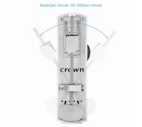 ERYUE Mini Métronome Mécanique Portable, Format de Poche, Mouvement en Nylon Durable pour Piano, Guitare, Violon, Accessoires D'instruments de Musique (Blanc)