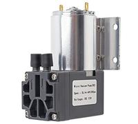 ERYUE Mini Pompe à Vide DC 12V 5Lmin 120kpa, Pompage par Aspiration à Faible Bruit et Haute efficacité pour L'échantillonnage et L'analyse des Gaz