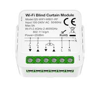 ERYUE Module de Commutateur de Rideau Intelligent à Angle Réglable, pour Contrôle Domestique, Ouvre-store WiFi [Contrôle par Application, Commande vocale] Matériau ABS