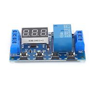 ERYUE Module de Minuterie de Commutateur Synchronisation Cycle qualité Industrielle Carte Relais pour le Contrôle D'équipement, 6-30 V Micro USB 5 V pour la Domotique