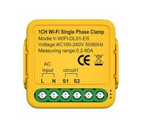 ERYUE Moniteur D'énergie WiFi Intelligent pour le Suivi de la Consommation D'énergie Domestique et les économies de Coûts, Moniteur Consommation en Temps Réel pour Maisons Intelligentes, Compteur