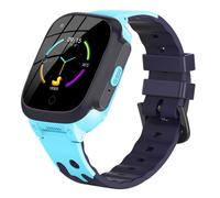 ERYUE Montre Intelligente BT pour Enfants avec Fonctionnalités Multifonctionnelles, Montre de Téléphone Intelligent de Conception sécurité pour Enfants, Les, Matériau ABS + PC (Bleue)