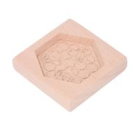 ERYUE Moule à Biscuits en Bois de Hêtre sculpté, Moule à Timbres pour la Cuisson en Cuisine, Parfait pour Faire des Chaussons et des Tartes la Citrouille (Décor d’abeille)