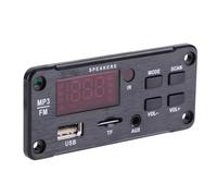 ERYUE MP3 Player Decoder Board, Double Module de Décodage avec Télécommande, pour Mettre à Niveau L'équipement Audio, avec Affichage Numérique, Prendre en Charge L'alimentation DC