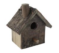 ERYUE Nichoir à Oiseaux en Bois Résistant à l'humidité, Type Suspendu, Lieu de Repos pour Oiseaux, Fournitures pour Animaux de Compagnie, Cage en Bois Durable et Chaude Une Utilisation Intérieur